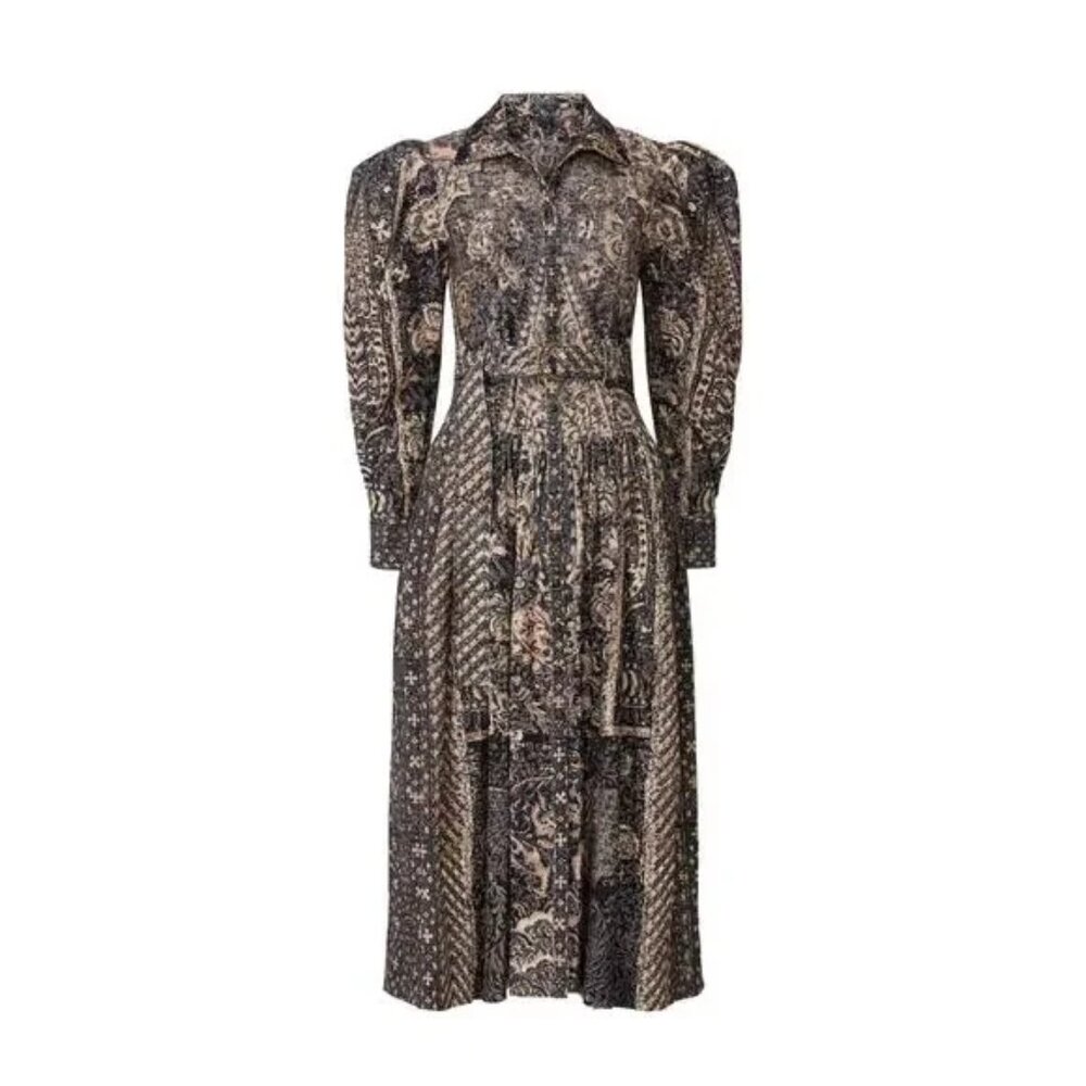 Ulla Johnson Lucinda Puff Sleeve Victorian Inspired Collared Maxi Dress size 2 - Picture 5 of 14